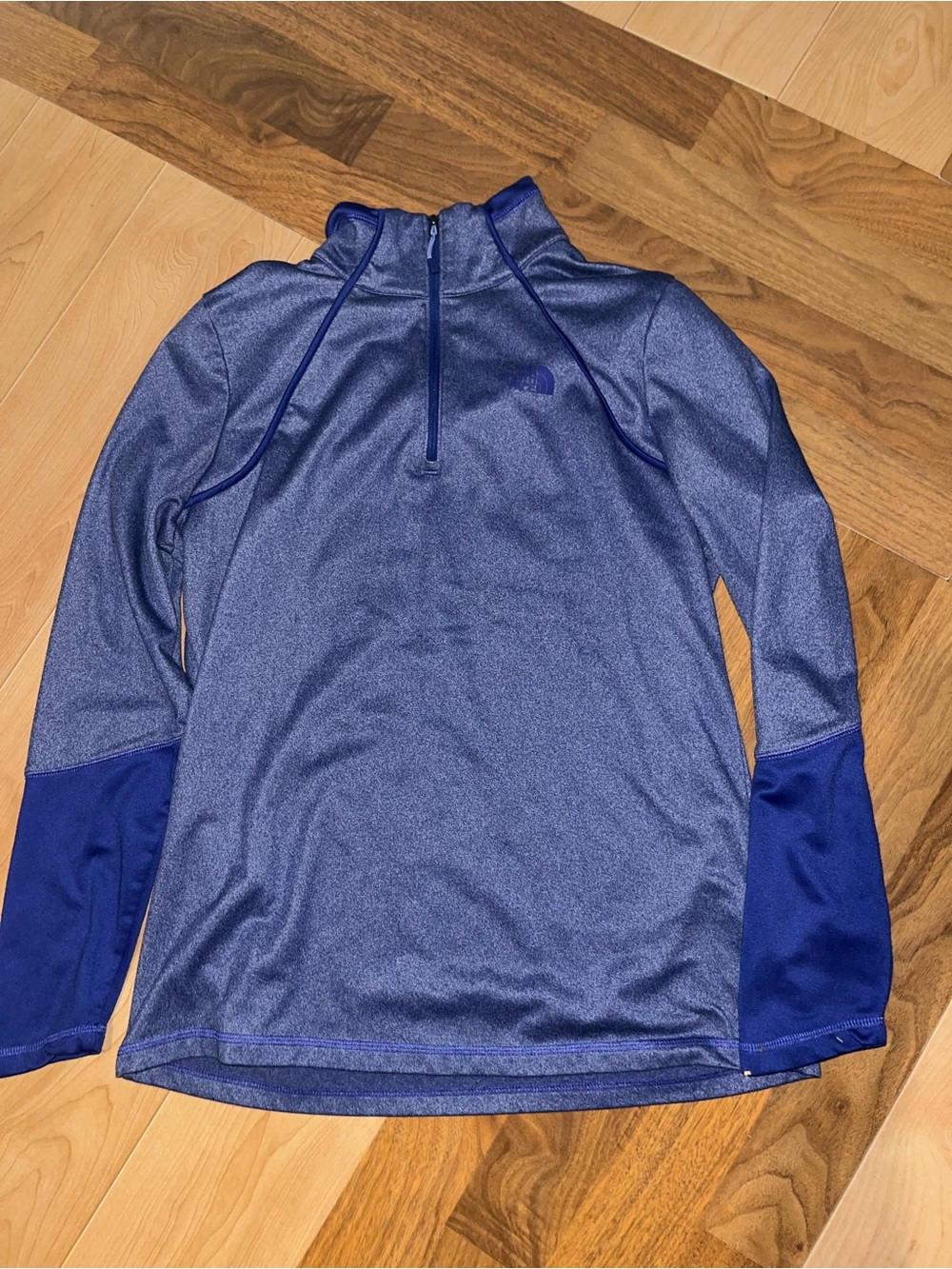 The North Face Royal Blue Heather Quarter-Zip Pullover